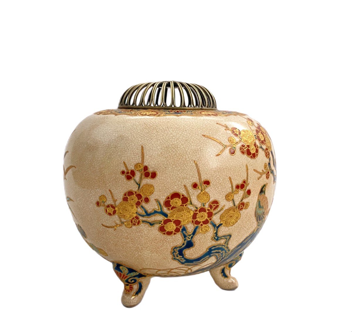 Brule Parfum Faïence De Satsuma Gosu-photo-1