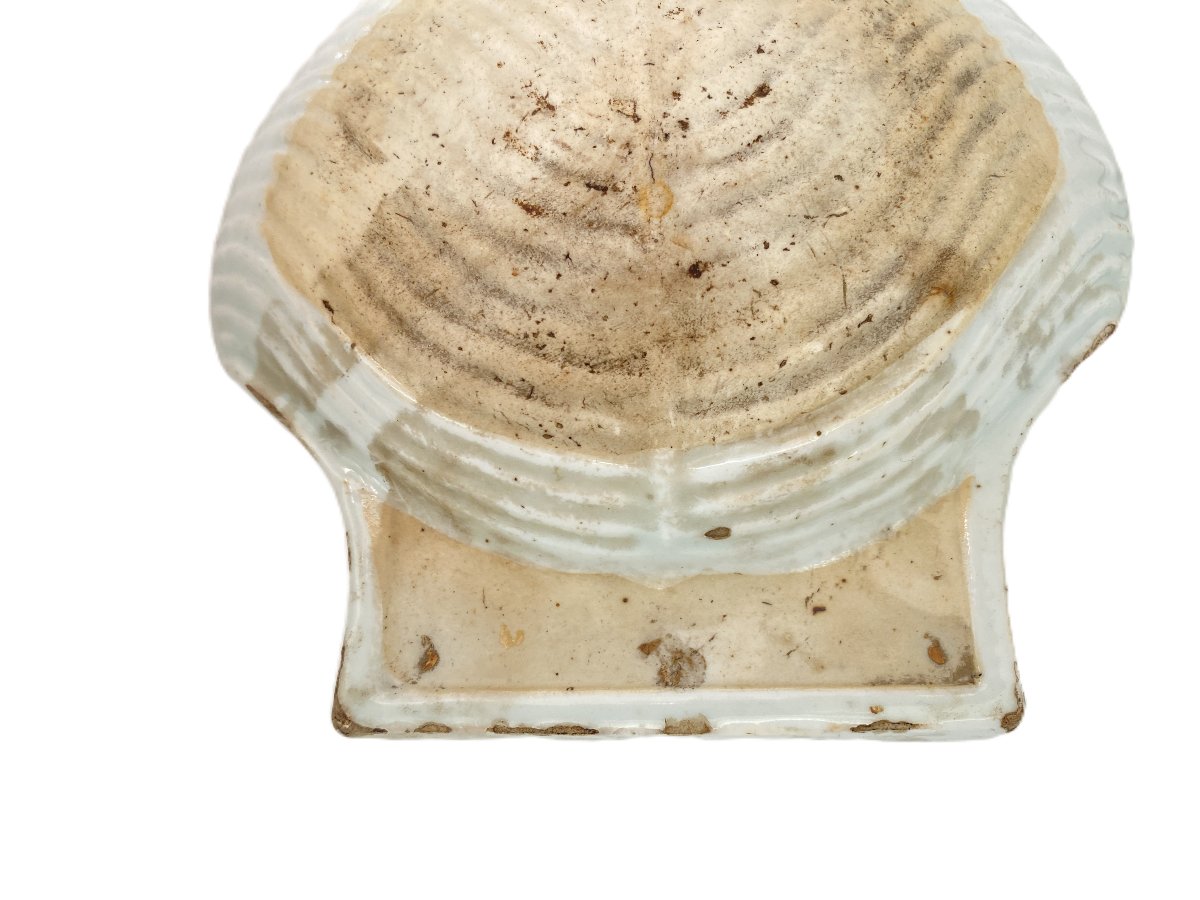 Pair Of Shell-shaped Cups, Imari China, 18th Century-photo-3
