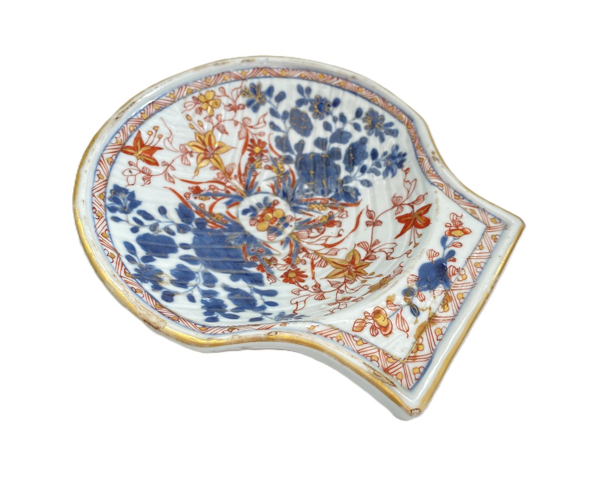 Pair Of Shell-shaped Cups, Imari China, 18th Century-photo-4