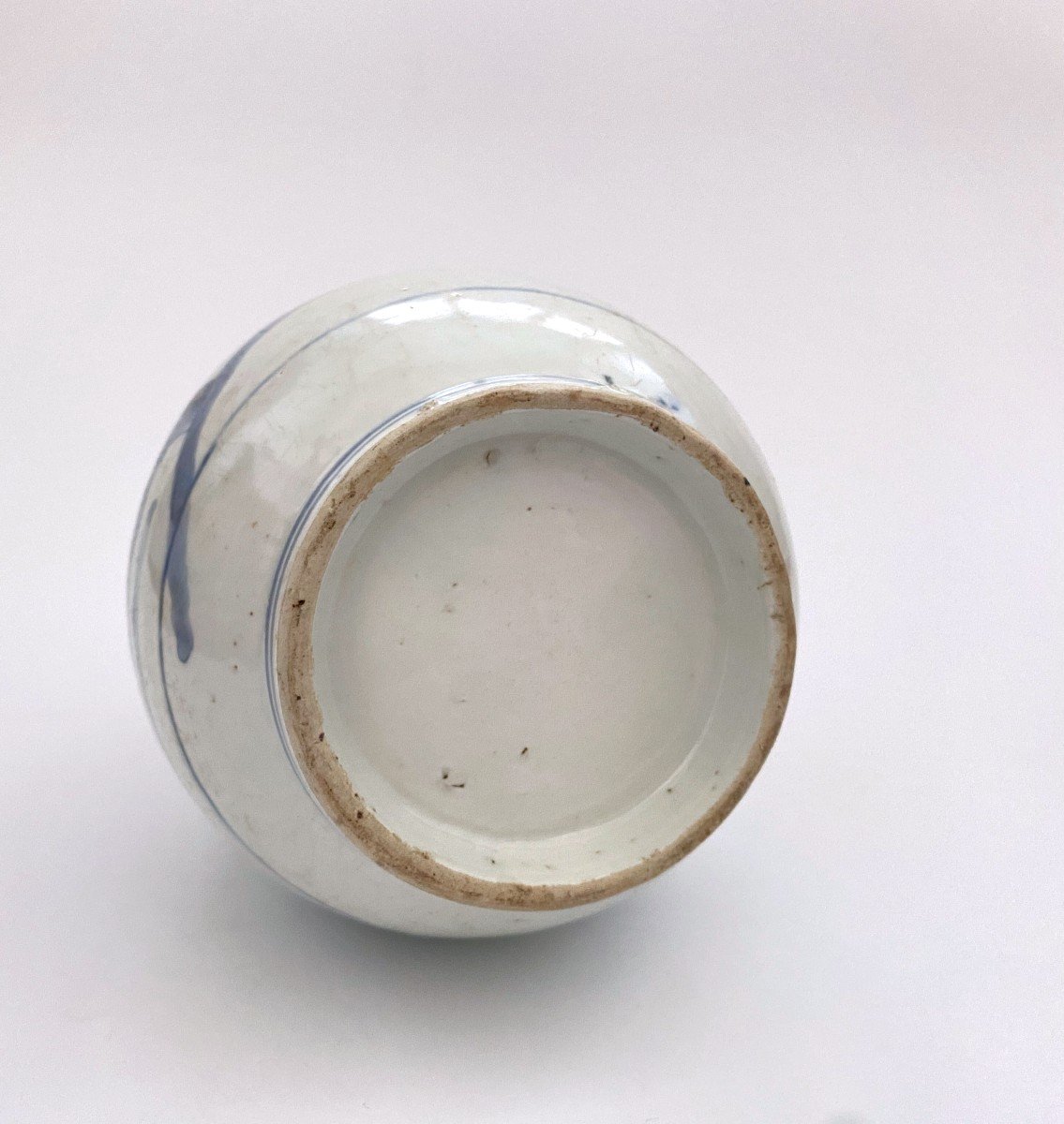 Vase Bouteille Porcelaine Japon Edo Arita Shoki Imari 17 Eme-photo-2