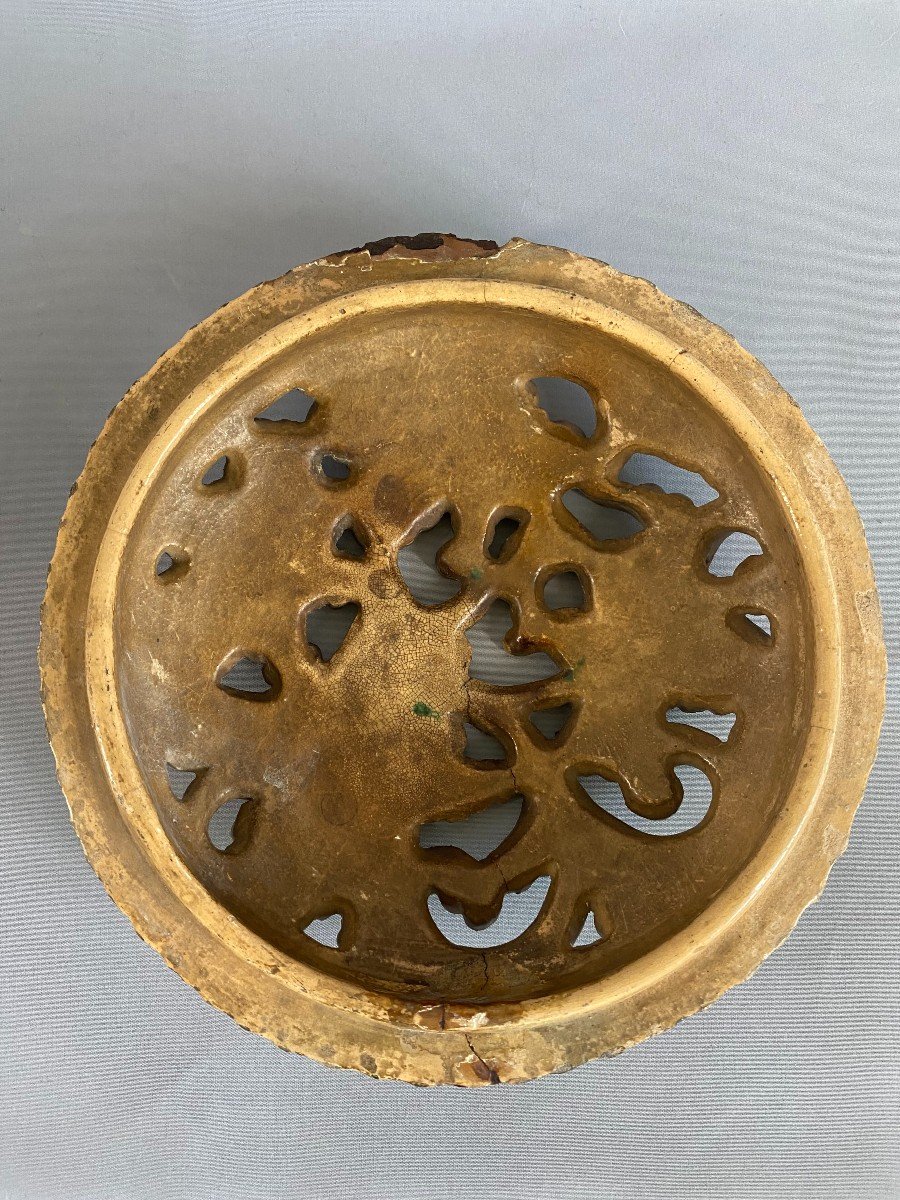 Large Ceramic Perfume Burner From Kyoto Japan 19th C-photo-4