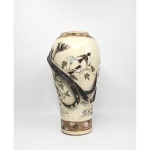 Makuzu Kozan - 19th C Japanese Satsuma Vase