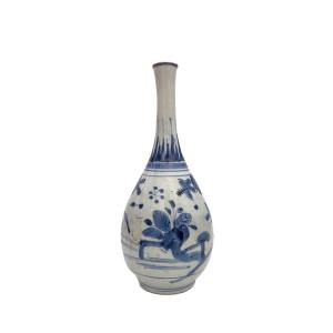 Japan Porcelain Bottle Vase Edo Arita Shoki Imari 17 Eme