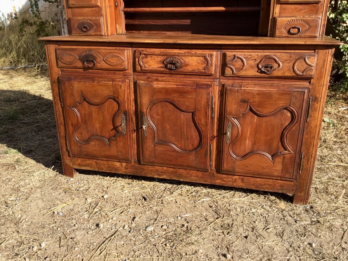 Louis XIV Dresser Buffet In Cherry 18th Century.-photo-3