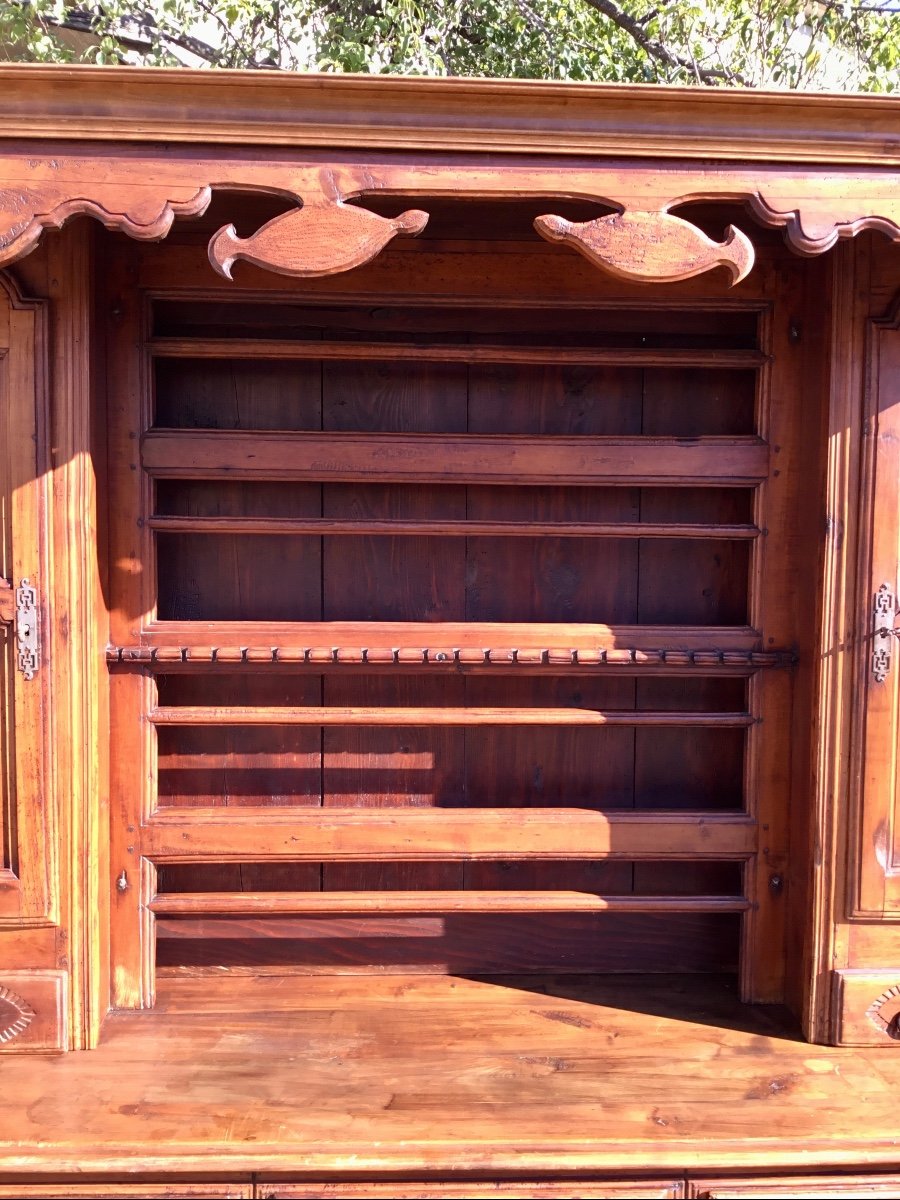 Louis XIV Dresser Buffet In Cherry 18th Century.-photo-5