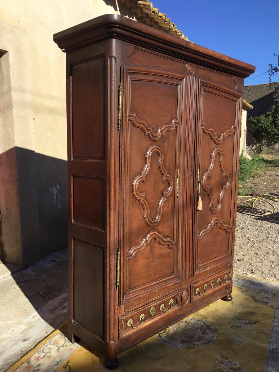 Armoire Lorraine Louis XIV époque 18ème -photo-1