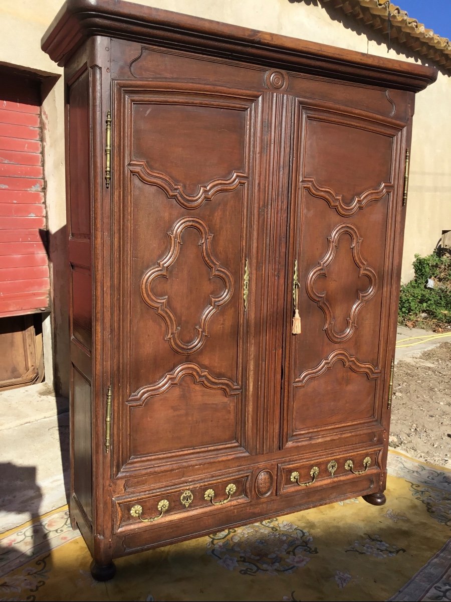 Armoire Lorraine Louis XIV époque 18ème 