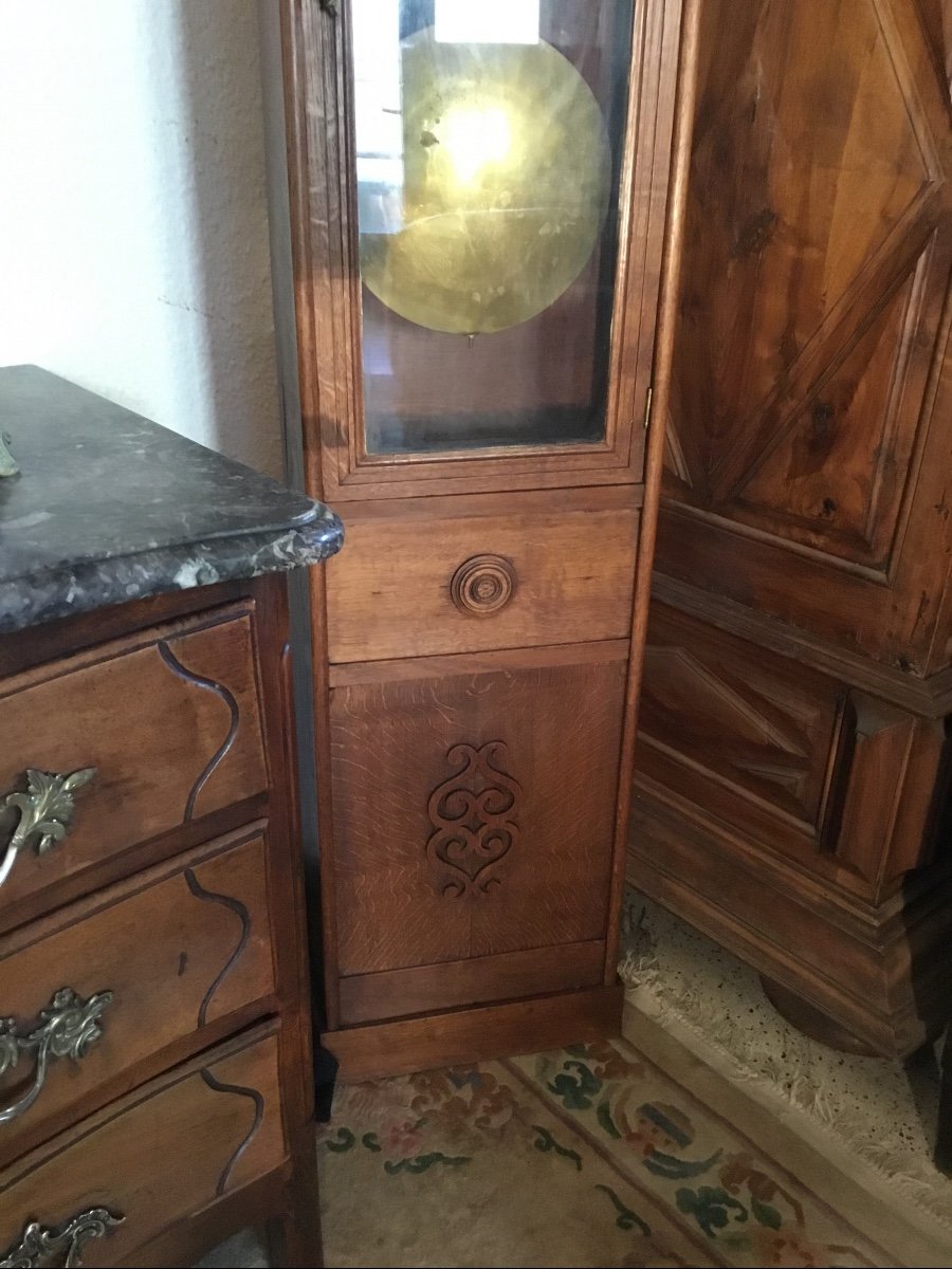 Parquet Clock Saint-nicolas 19th Century-photo-3