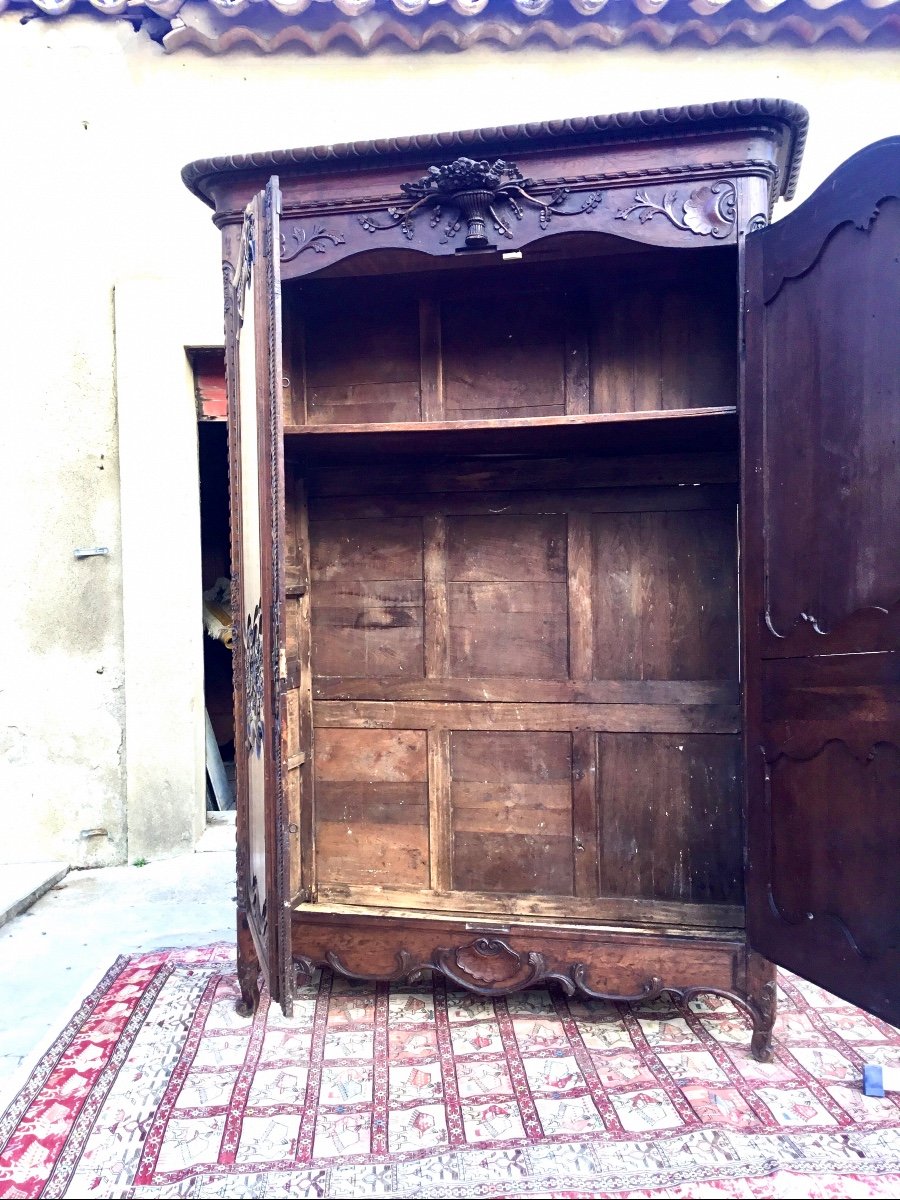 Armoire De Mariage Louis XV Normande époque 18ème -photo-7