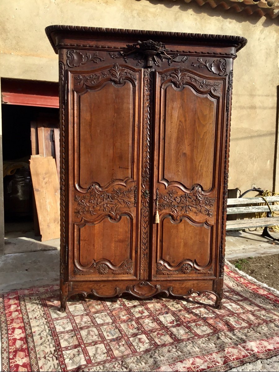 Armoire De Mariage Louis XV Normande époque 18ème 