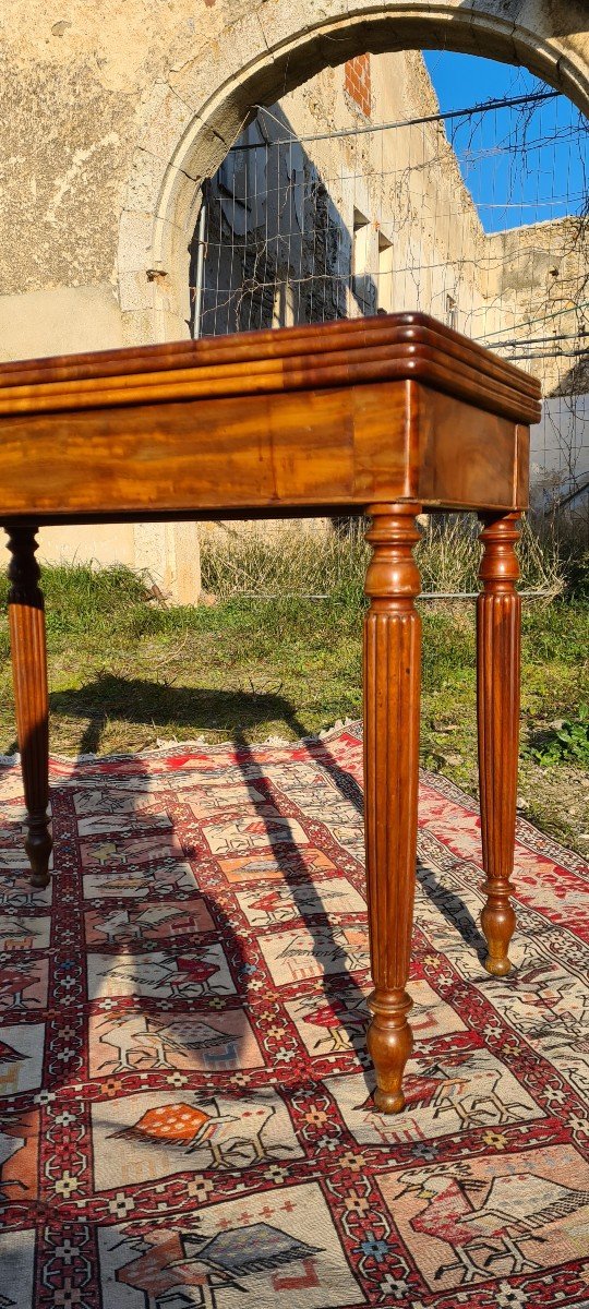 Napoleon III Games Table In Mahogany, Nineteenth Time-photo-4