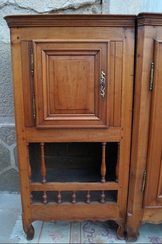 Buffet enfilade ,égouttoir De Style Louis XV En Merisier ,époque XIXé-photo-4