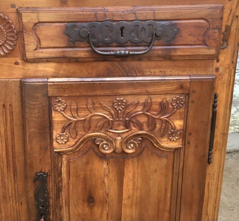 Low Louis XV Buffet, Cherry, Eighteenth Time-photo-4