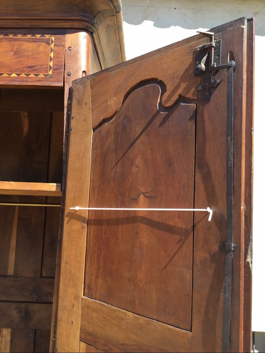 Armoire Provençale, Louis XV, En Noyer D époque, 18em.-photo-6