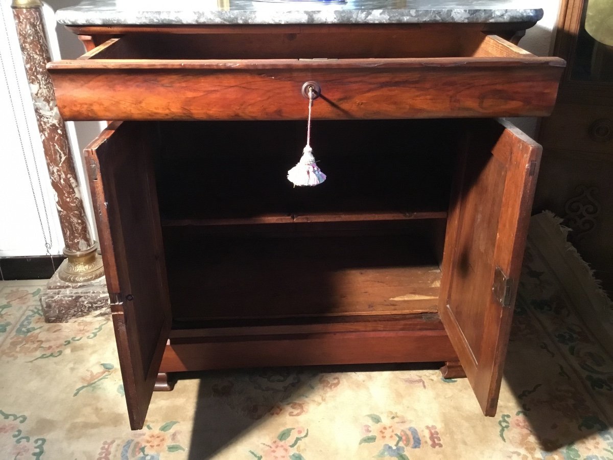 Louis Philippe Buffet In Walnut From The 19th Century-photo-4