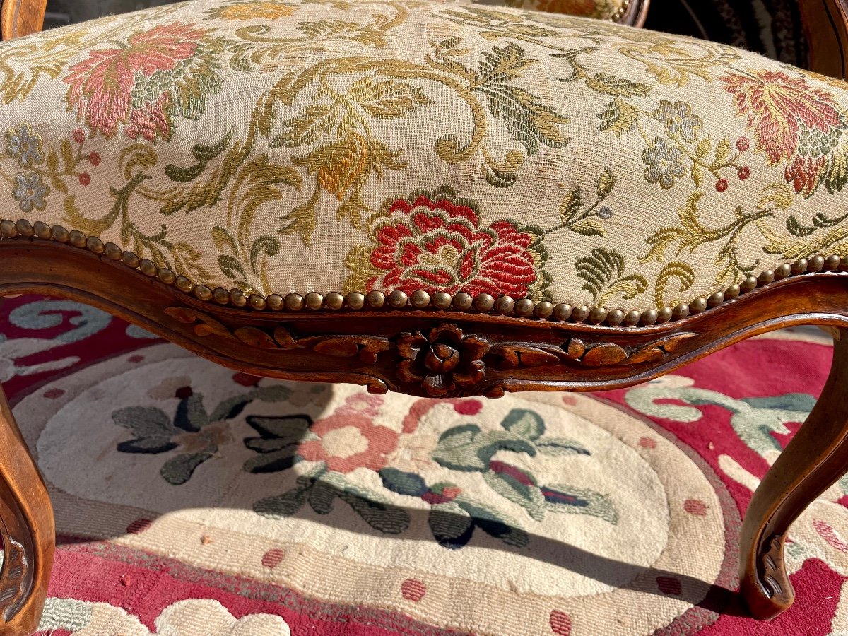 Fauteuil, Louis XV, En Noyé D époque XVIIIem.siècle -photo-3