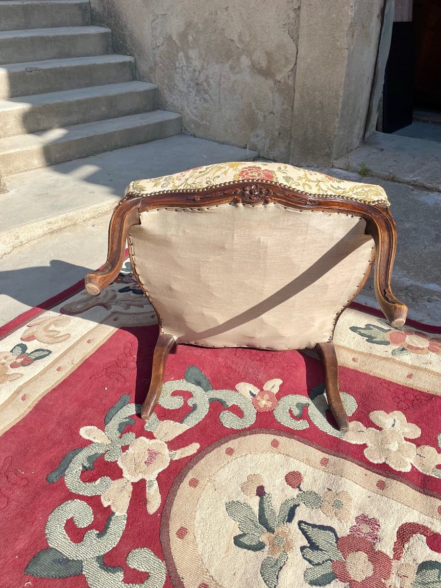 Fauteuil, Louis XV, En Noyé D époque XVIIIem.siècle -photo-1