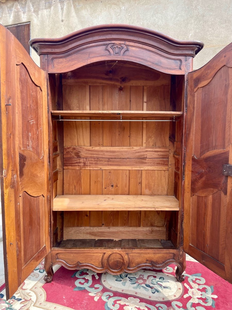 Armoire,, Provençale Louis XV, Chapeau De Gendarme Du XVIIIe Siècle-photo-2