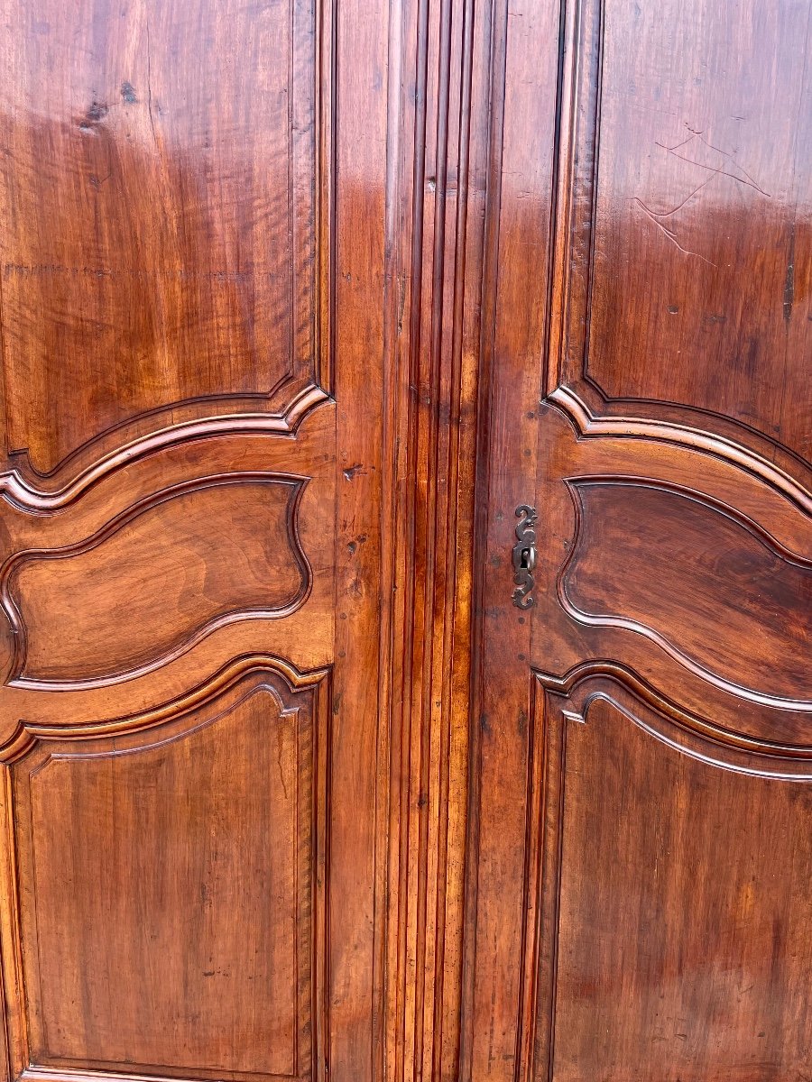 Armoire,, Provençale Louis XV, Chapeau De Gendarme Du XVIIIe Siècle-photo-7