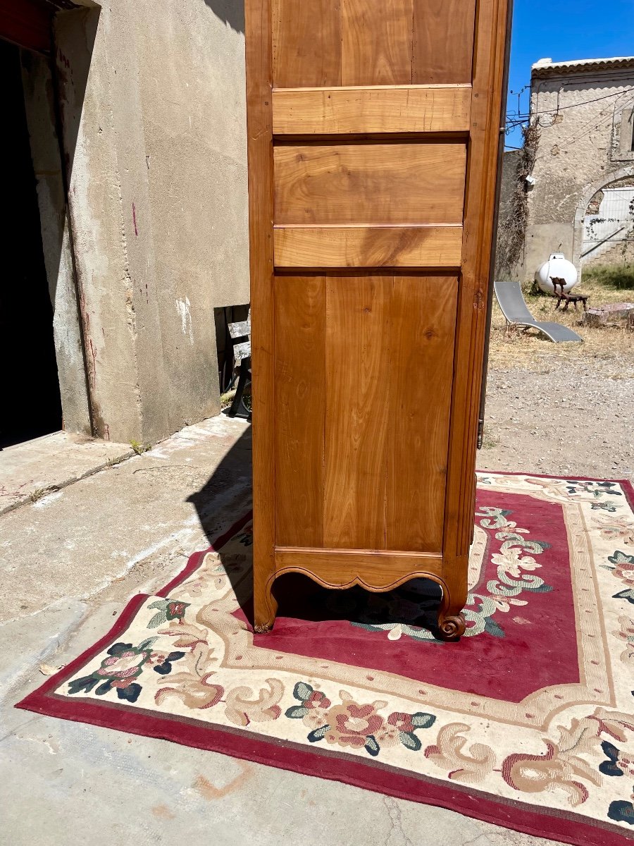 Wardrobe, From Château, Louis XV, In Period Cherry, 18th Century -photo-2