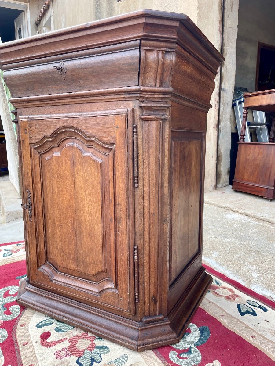 Confiturier Boiserie, Régence En Chêne D’époque 18em Siècle -photo-4