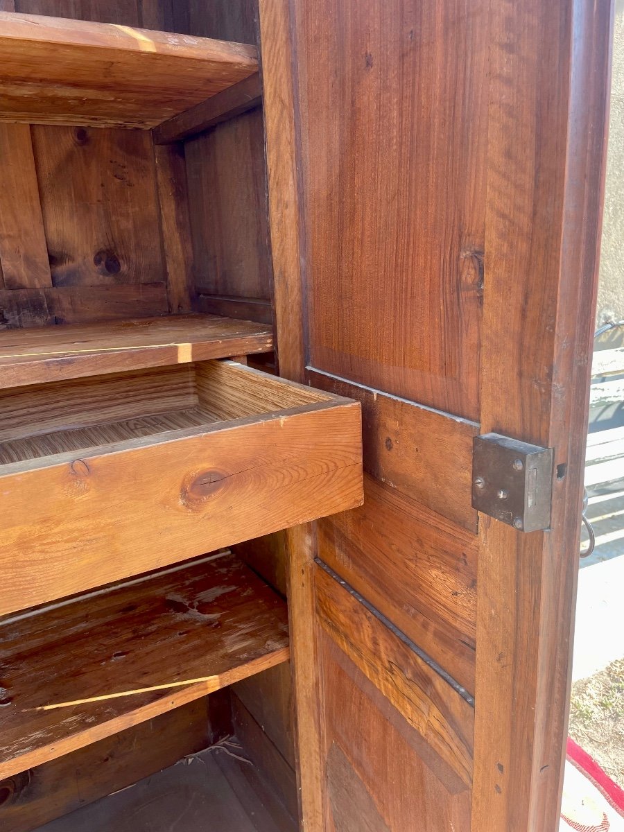 Armoire Directoire En Noyer D époque XVIIIem Siècle.-photo-2