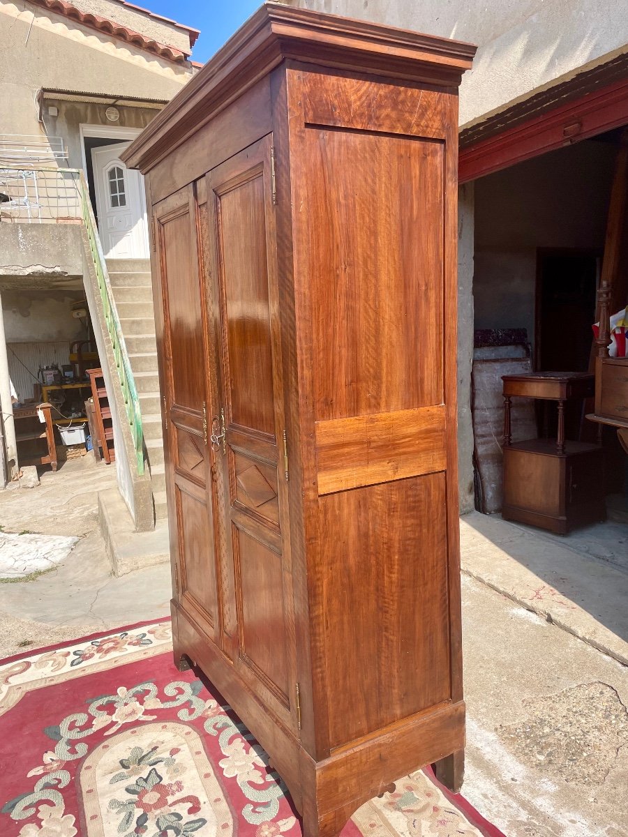 Armoire Directoire En Noyer D époque XVIIIem Siècle.-photo-5