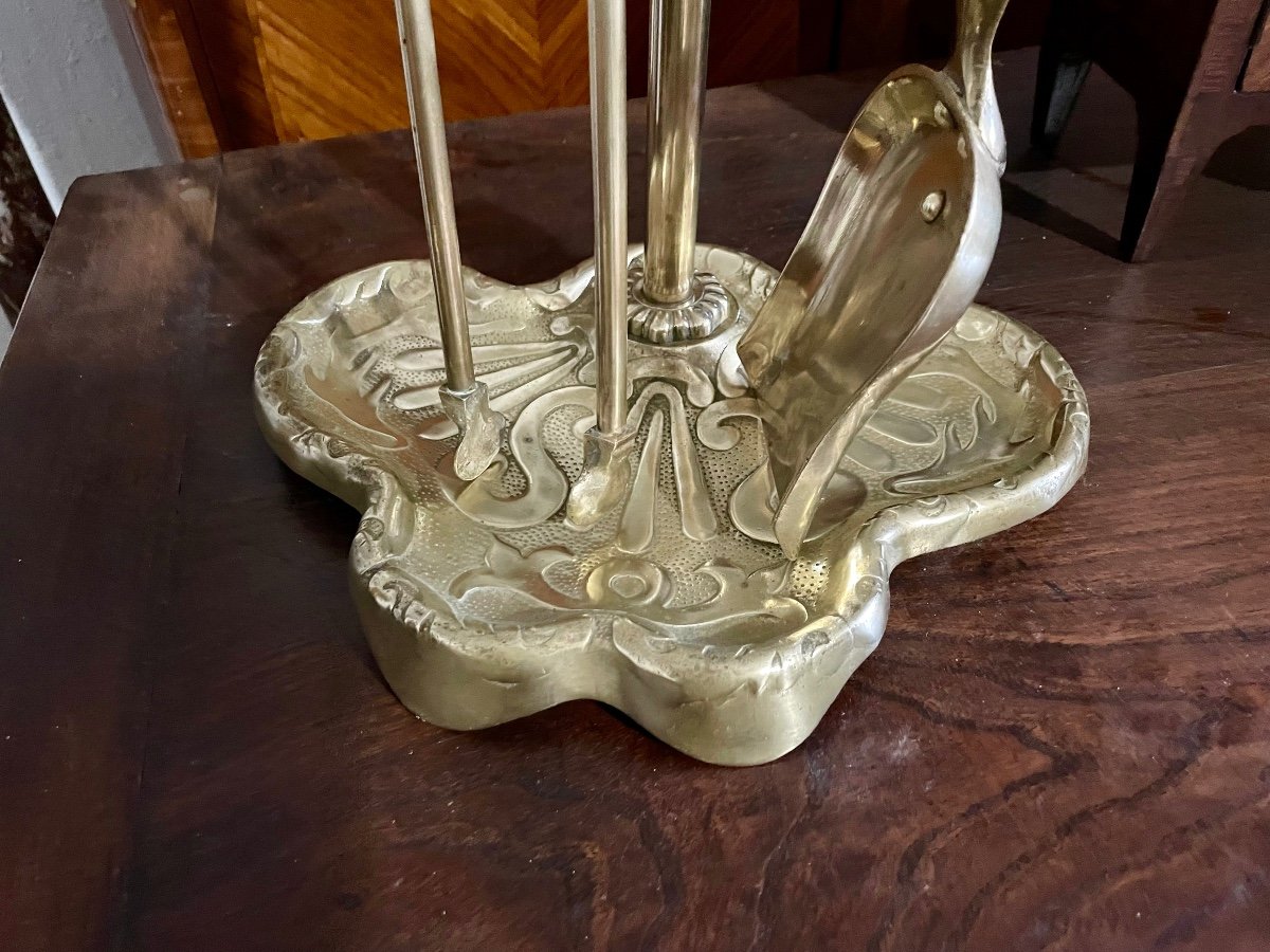 Antique Louis XVI Style Fireplace Servant, 19th Century.-photo-3