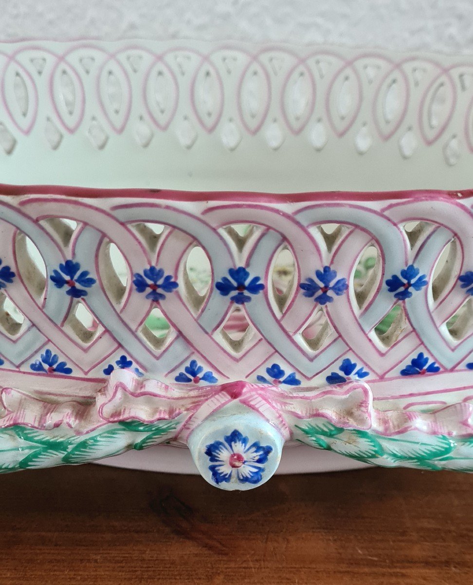 19th Century Lunéville Earthenware Planter-photo-4