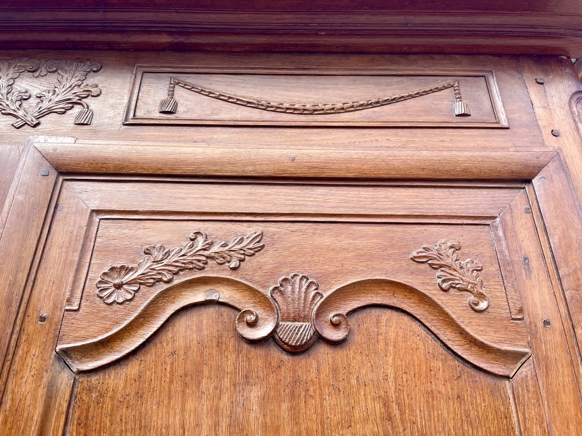 Armoire,,,,, Louis XV, En Chêne Blond D’époque, XVIIIem Siècle -photo-2