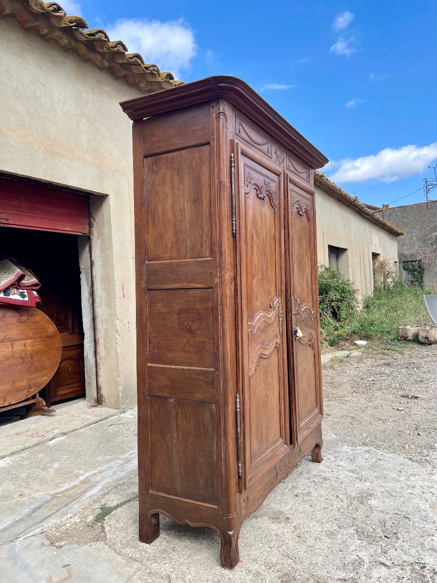 Armoire,,,,, Louis XV, En Chêne Blond D’époque, XVIIIem Siècle -photo-4