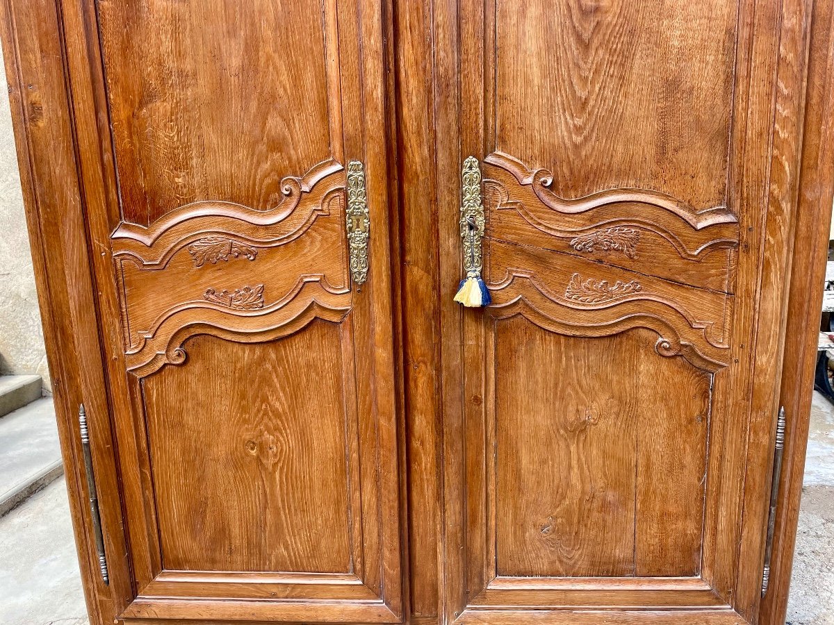 Armoire,,,,, Louis XV, En Chêne Blond D’époque, XVIIIem Siècle -photo-8