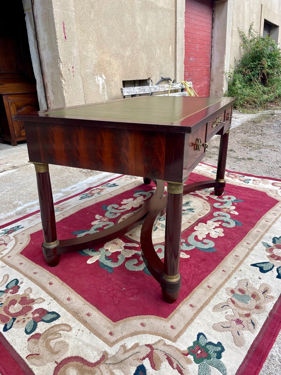 Bureau Empire, En Acajou D’époque, 1900-photo-2