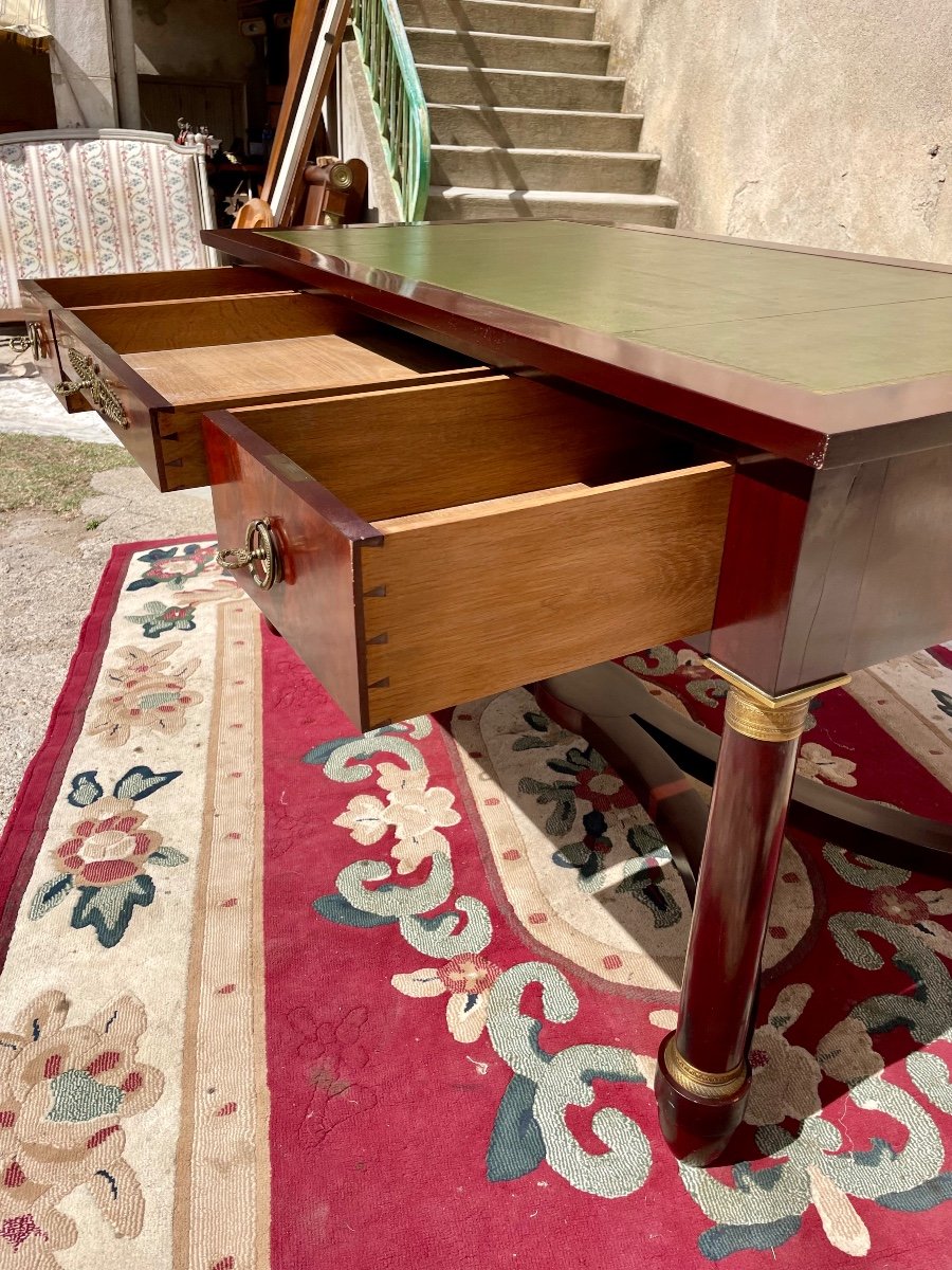 Bureau Empire, En Acajou D’époque, 1900-photo-5