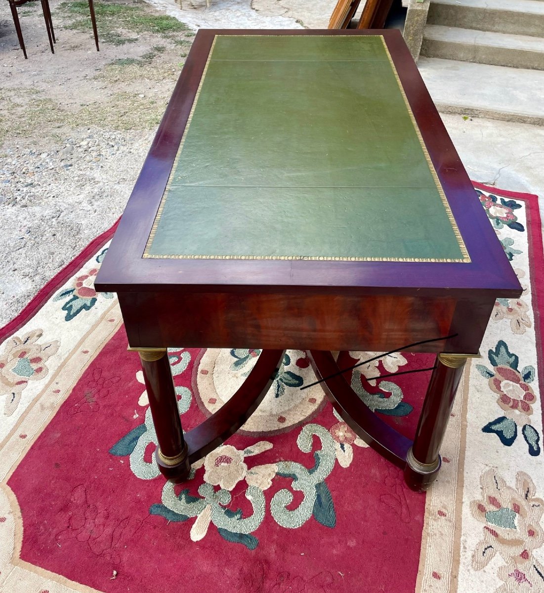 Bureau Empire, En Acajou D’époque, 1900-photo-6