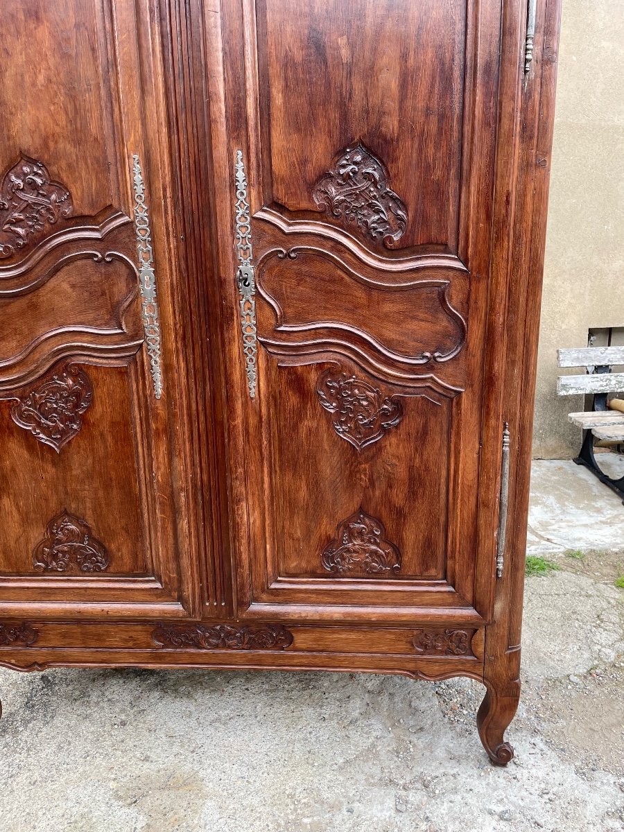 Armoire Régence En Chêne D époque XVIIIem Siècle.-photo-5
