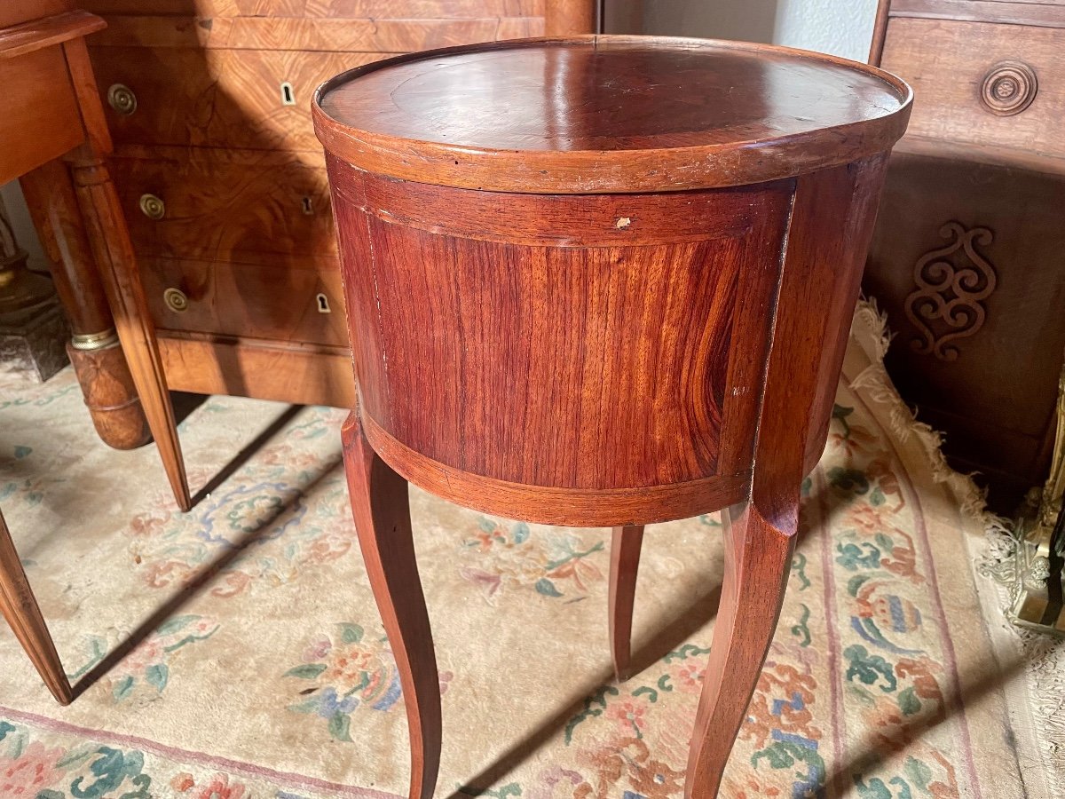 Chevet, Tambour, Restauration En Acajou, L’époque XIXe Siècle -photo-4