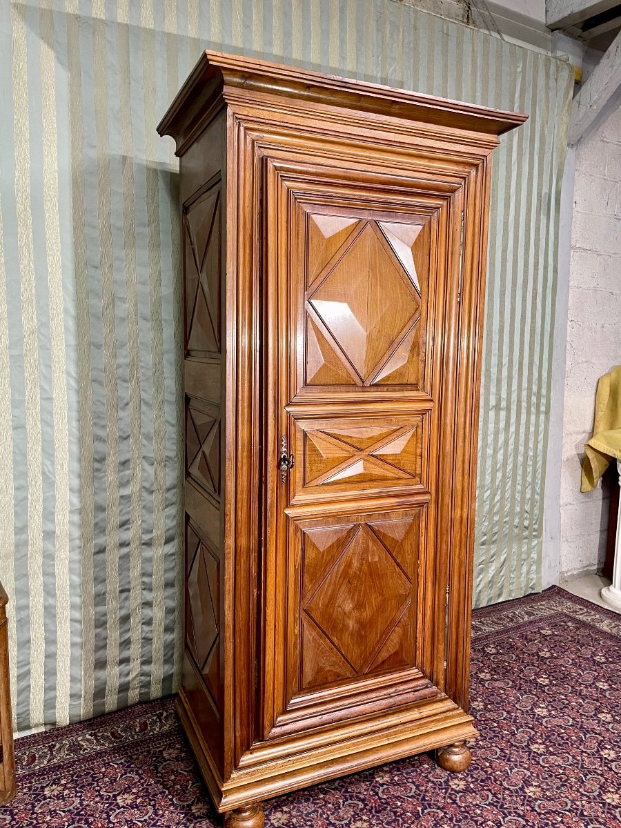 Bonnetière, Louis XIII In Walnut, 17th Century. -photo-4