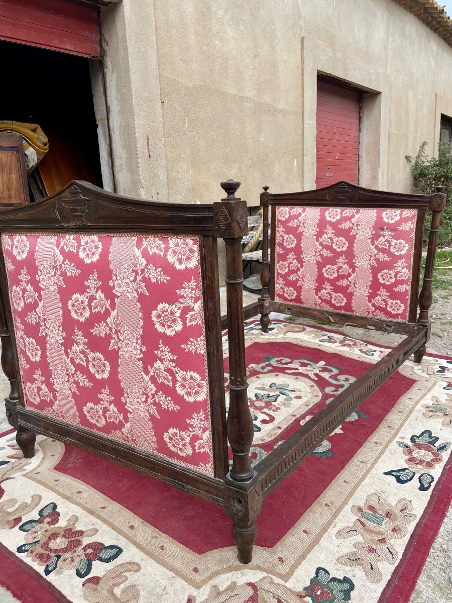 Bed, Bench, Louis XVI Provençale From The 18th Century. -photo-3