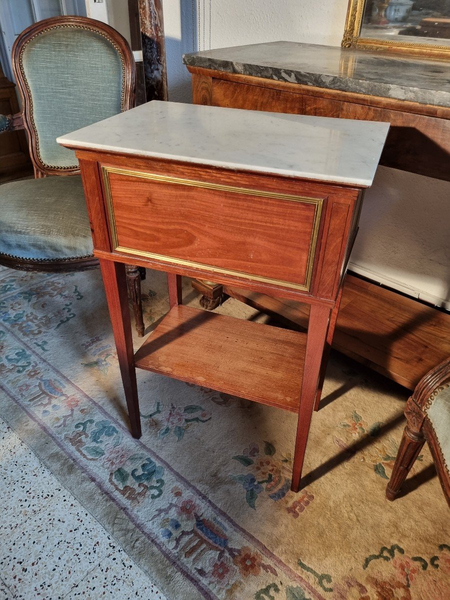 Louis XVI Mahogany Writing Table, 19th Century-photo-2