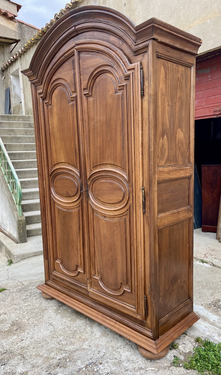 Armoire, Chapeau De Gendarme, Louis XIV Boiserie , D époque XVIIIem Siècle.-photo-2
