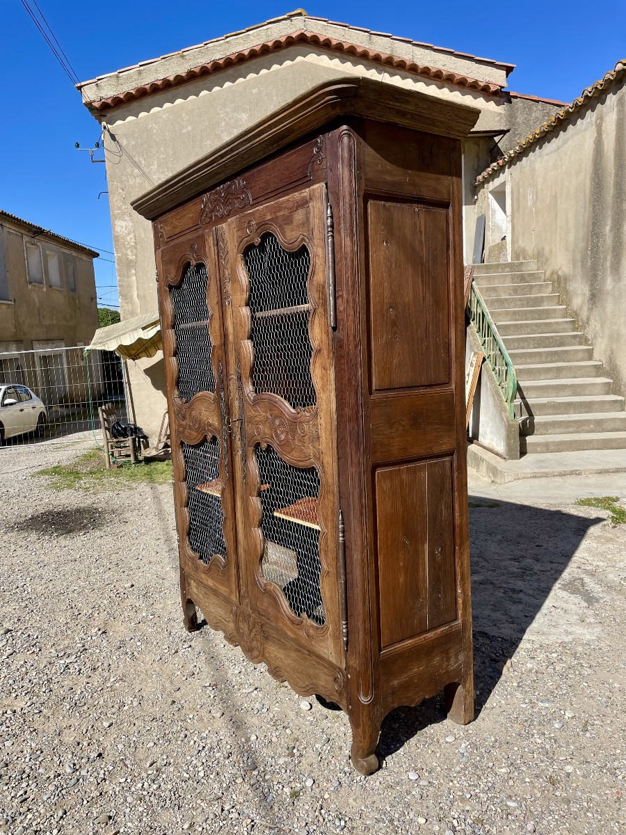  Library,,,, Wedding Grill, Louis XV, In Oak, 18th Century -photo-3