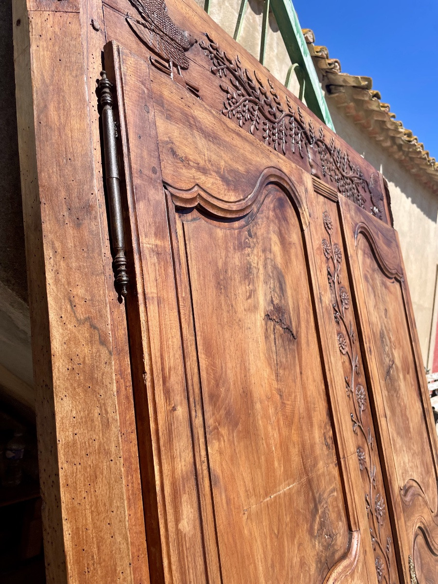 Façade D’armoire Provençale Boiseries, Louis, XV époque XVIIIem Siècle.-photo-4