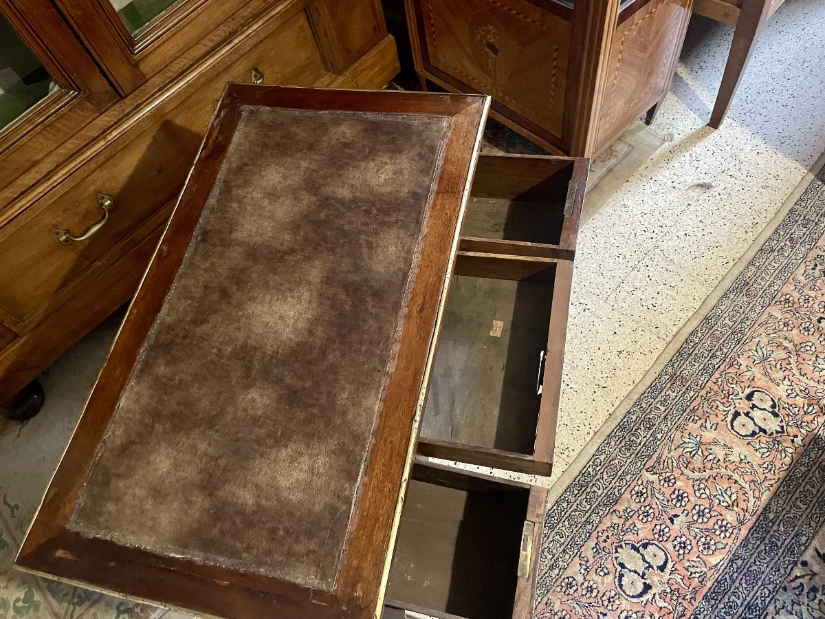 Louis XVI Mahogany Desk, 18th Century -photo-7