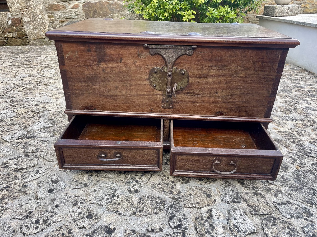 Louis XIII Chest, In Oak, 17th Century -photo-6
