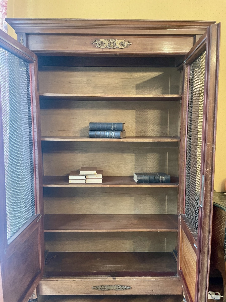 Library,,,, Return From Egypt In Mahogany, 19th Century -photo-6