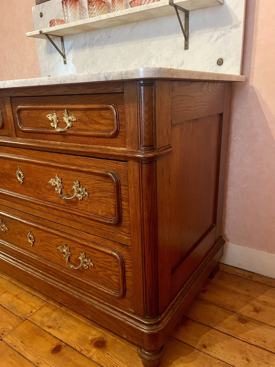 Napoleon Ili Dressing Table, Oak, 19th Century -photo-4