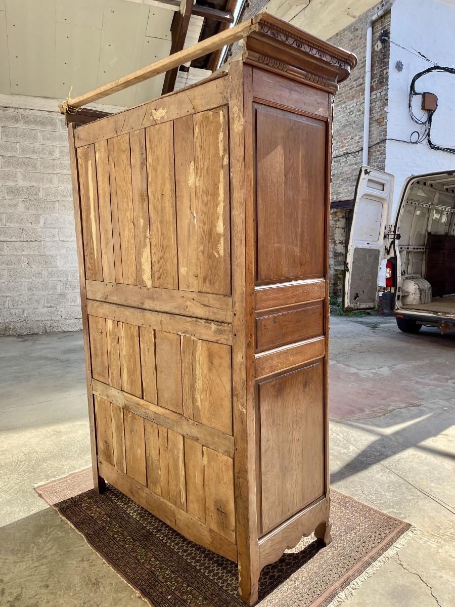 Armoire De Mariage Louis XV Normande D époque XVIIIem Siècle -photo-7