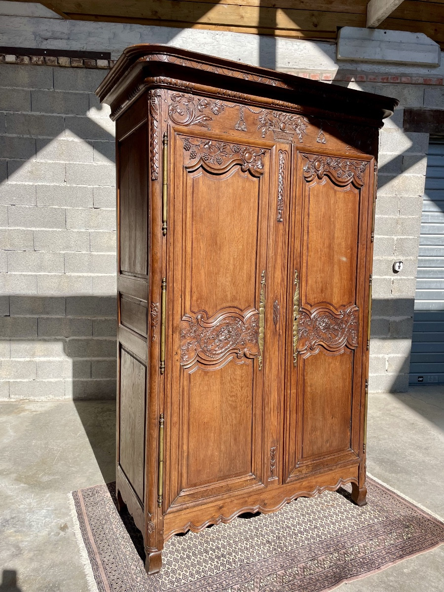 Armoire De Mariage Louis XV Normande D époque XVIIIem Siècle 