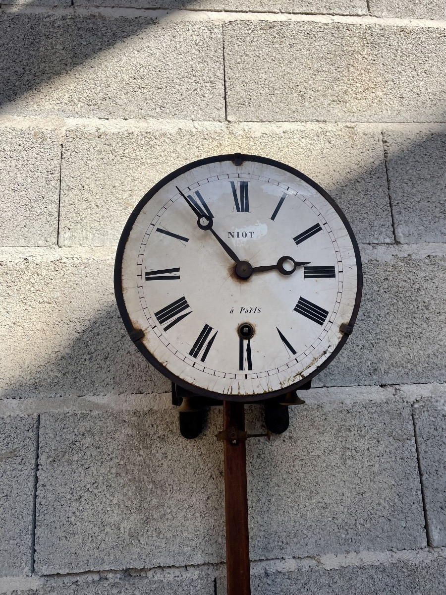Mouvement D’horloge De Gare ,niot Paris. XIXem Siècle -photo-2
